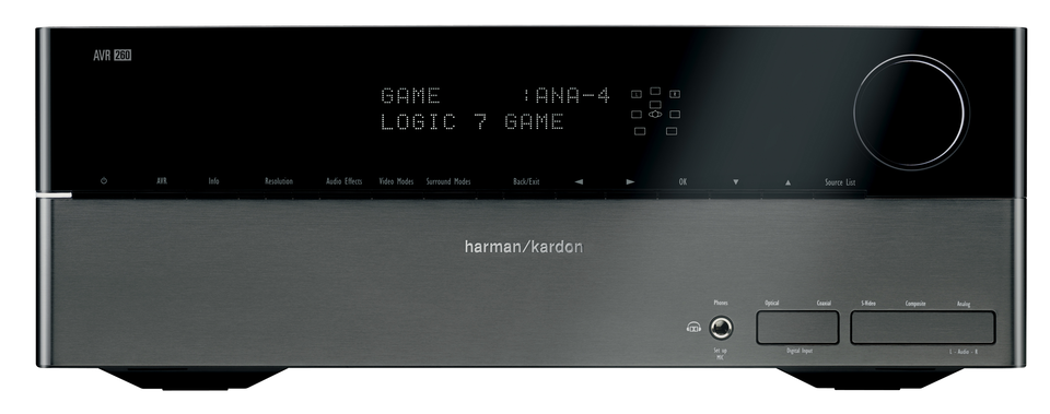 AVR 260 - Black - 7 x 50W 7.1-ch AV receiver with HDMI 1.3a - Hero